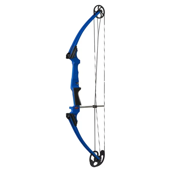 Genesis Archery Compound Bow w/Adjustable Draw Length from 15-30 Inches & Adjustable Draw Weight Range of 10 to 20 Pounds, Left-Handed, Blue (4 Pack) - Image 2