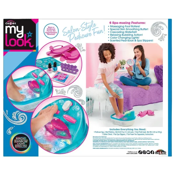 MY LOOK 6-in-1 Light-Up Super Spa Salon Activity Kit - Image 3