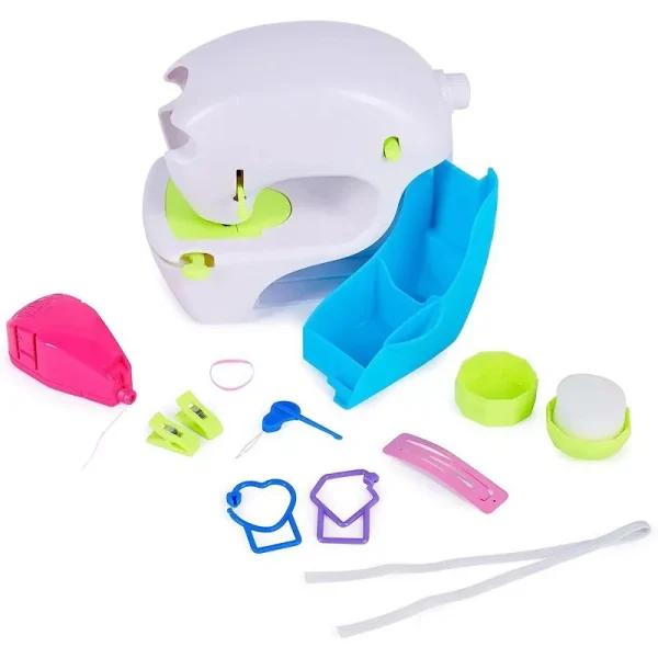 Cool Maker, Exclusive Neon Stitch ‘N Style Fashion Studio, Sews 8 Stylish Projects, Pre-Threaded Sewing Machine Toy, Arts & Crafts Kids Toys for Girls
