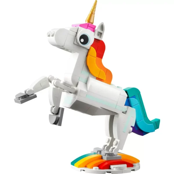 LEGO Creator 3 in 1 Magical Unicorn Toy Animal Playset 31140 - Image 2