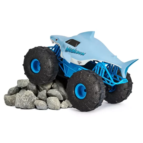 Monster Jam Official Megalodon Storm All-Terrain Remote Control Monster Truck - 1:15 Scale - Image 3