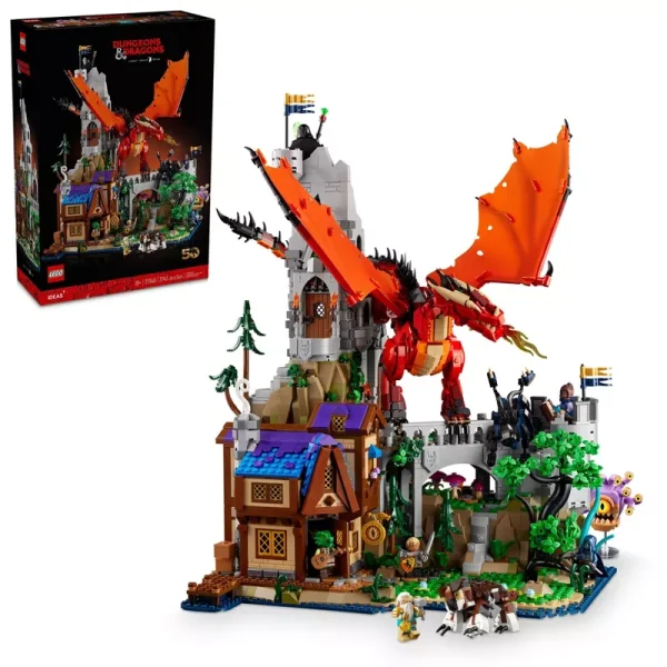 LEGO Ideas Dungeons & Dragons: Red Dragon's Tale Build and Display Set 21348