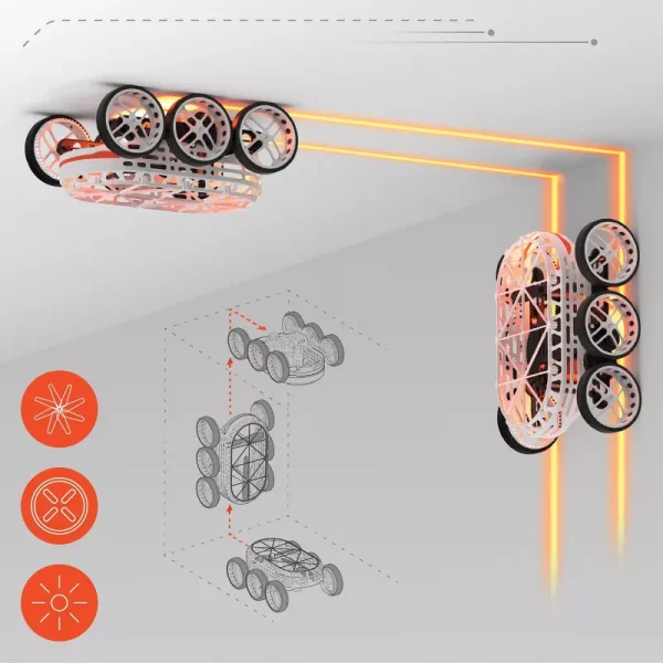 Sharper Image Remote Control (RC) Gravity Rover Wall-Ceiling Climber - Image 2